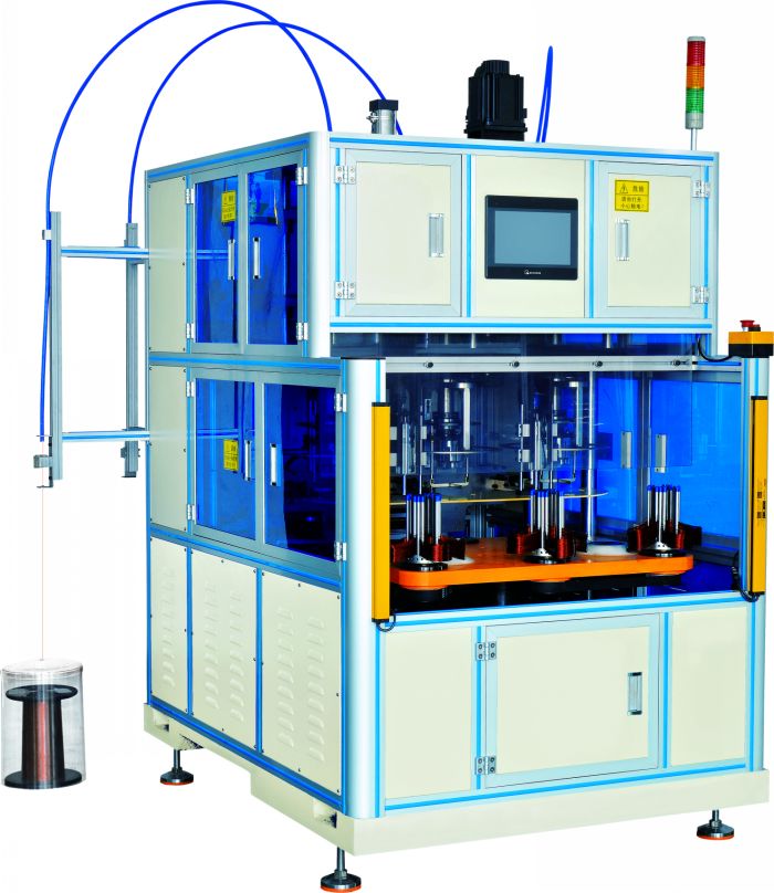 三頭六工位立式繞線機